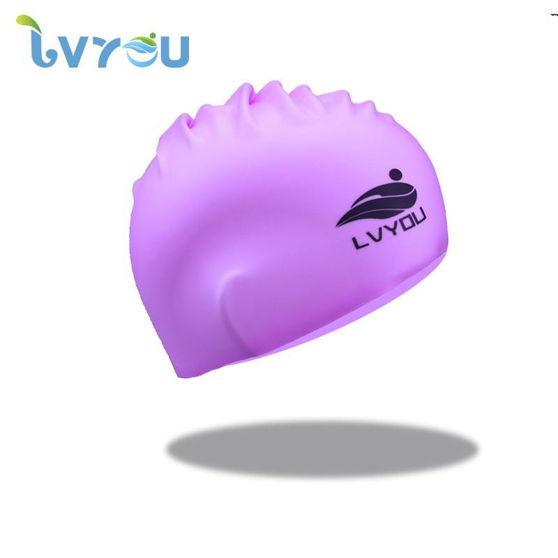 

Silicone Waterproof Swimming Cap Men Women Universal Children
