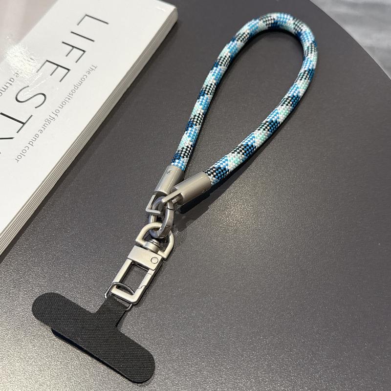 Portable Mobile Phone Hand Wrist Straps Nylon Colorful Anti-Fall Lanyard With Gasket Detachable Cellphone Hanging Cord