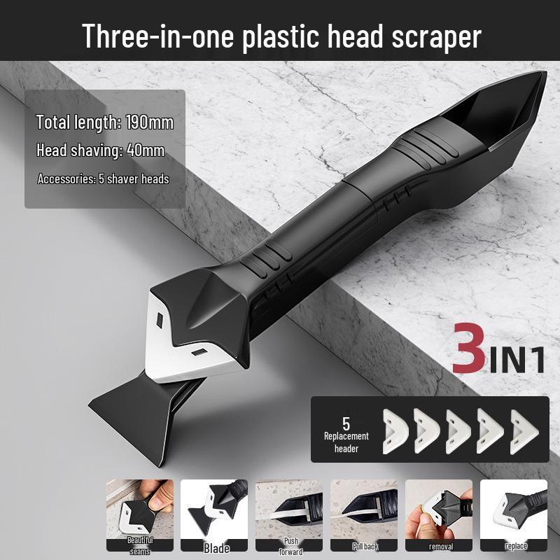 Multifunctional Caulk and Glue Scraper Spatula for Seam Filling and Cleaning