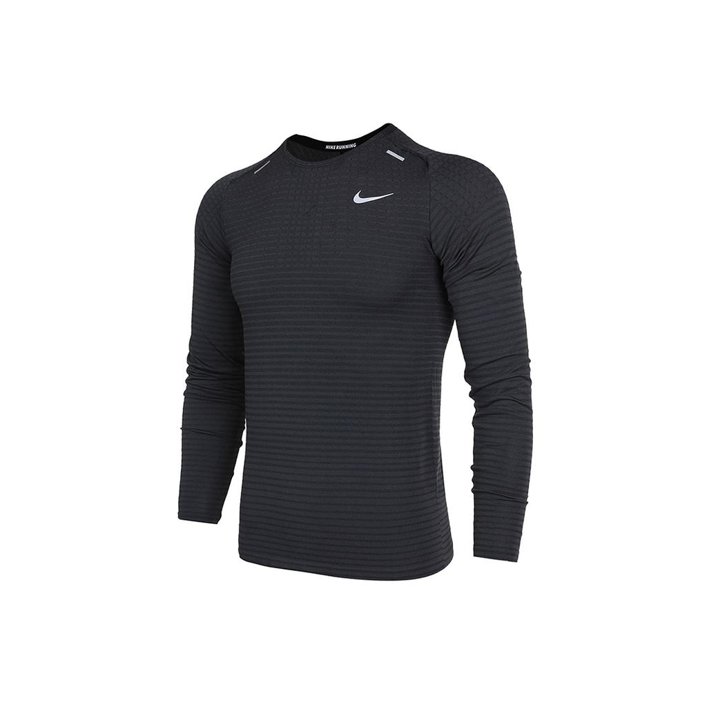 Nike TechKnit Ultra Running Training Fitness Shirt Men Tops Black CJ5347-010