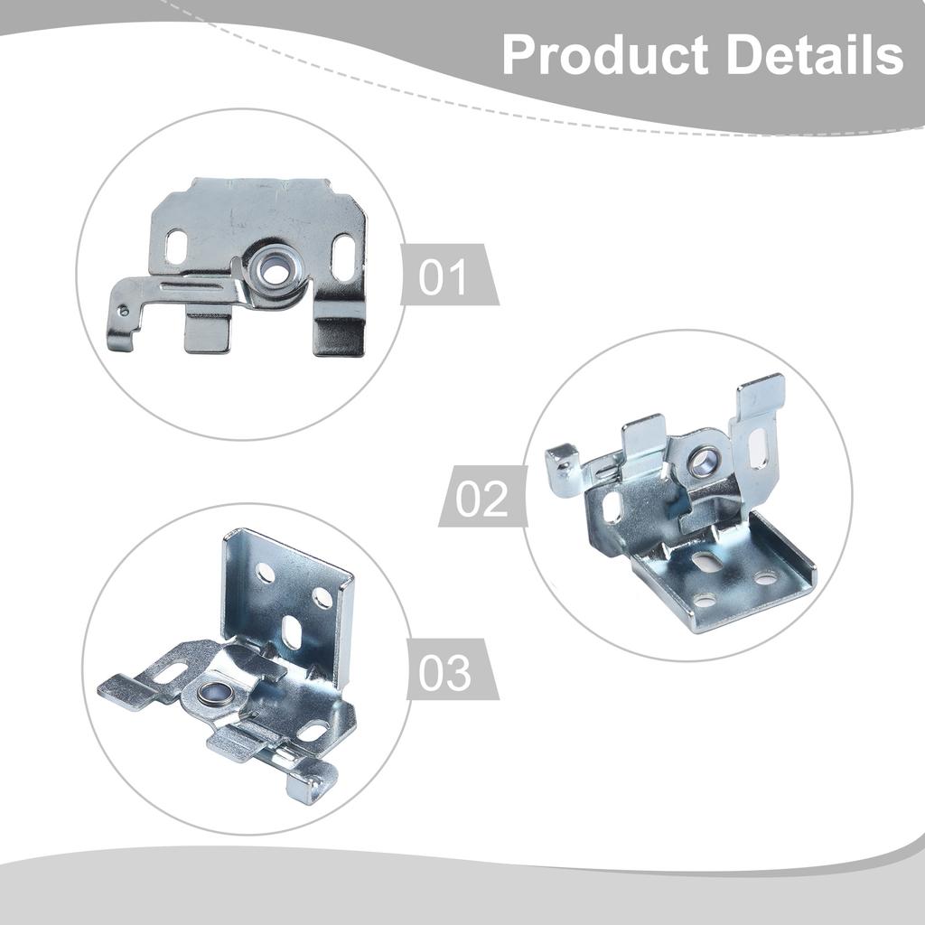 Curtain Track Accessories Fixed Accessories Bracket For Blinds 2 Set Accessories Ceiling Wall Installation Window Hardware