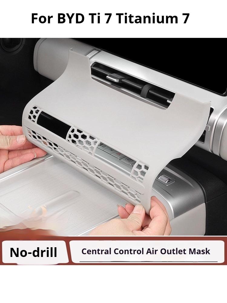 For BYD Titanium 7 Ti7 Car Central Control Air Outlet Anti Blocking Cover Instrument Air Conditioning Port Protective Cover