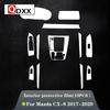 For Mazda CX-8 2017- Car Interior Center Console Transparent TPU Protective Film Anti-scratch Repair Film Accessories Refit