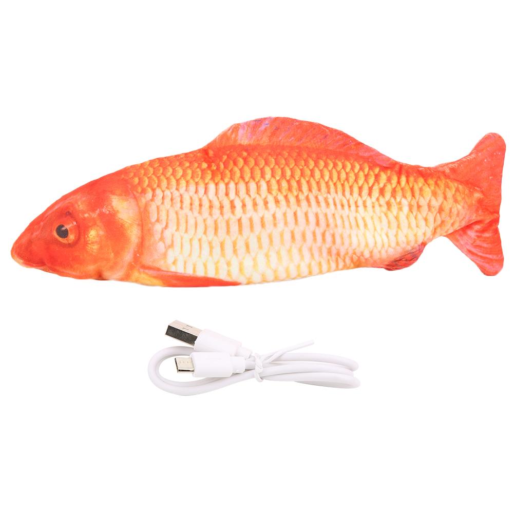

Electric Simulation Fish Toy USB Rechargeable Baby Children Kid Fish Toy GiftGrouper