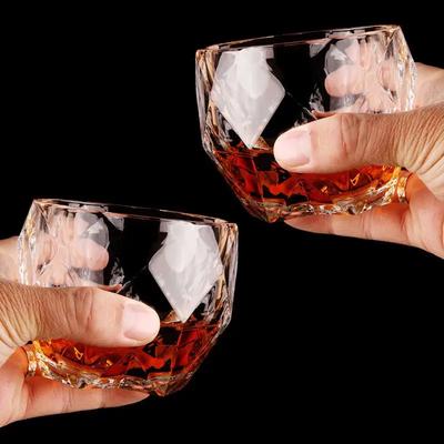 Crystal Whiskey Glass Cup For the Home Bar Beer Water and Party Hotel Wedding Glasses Gift Drinkware