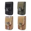 Molle Tactical Double-Layer Phone Pouch Card Holder Wallet Outdoor Camping Hunting Accessories Edc Tool Waist Pack Bag