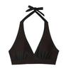 Women Swimming Bra V-Neck Design Lace-up Halter Beach Style Bikini Bra Sexy Solid