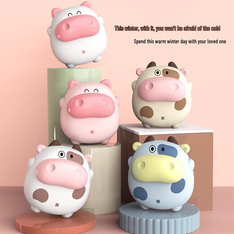 USB Rechargeable Cute Little Pig Hand Warmer - Portable and Customizable for Winter Warmth