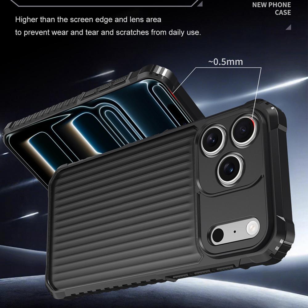 KEYSION Heavy Duty Shockproof Phone Case for iPhone 17 Pro Max 17 Air Translucent Matte Back Cover for iPhone 14 15 16 Pro Max