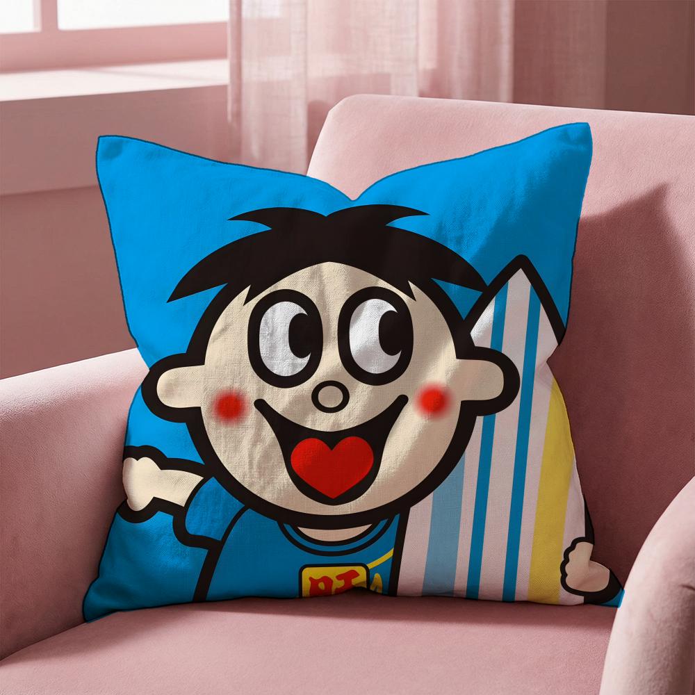Wangzai Cushion Cover Multi-Scene Pillow Cover for Home & Car - Reversible, Soft & Durable for Daily Use