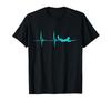 Spearfishing Heartbeat EKG Pulse Dive Spearfishing Hunting T-Shirt