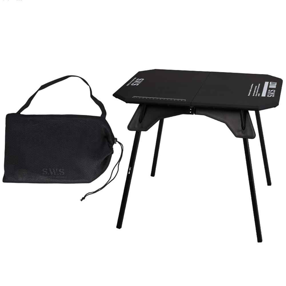 Outdoor Folding Table High Low Dual-Use Ultralight Camping Table Aluminum Alloy Portable Picnic Table for Beach Hiking Fishing