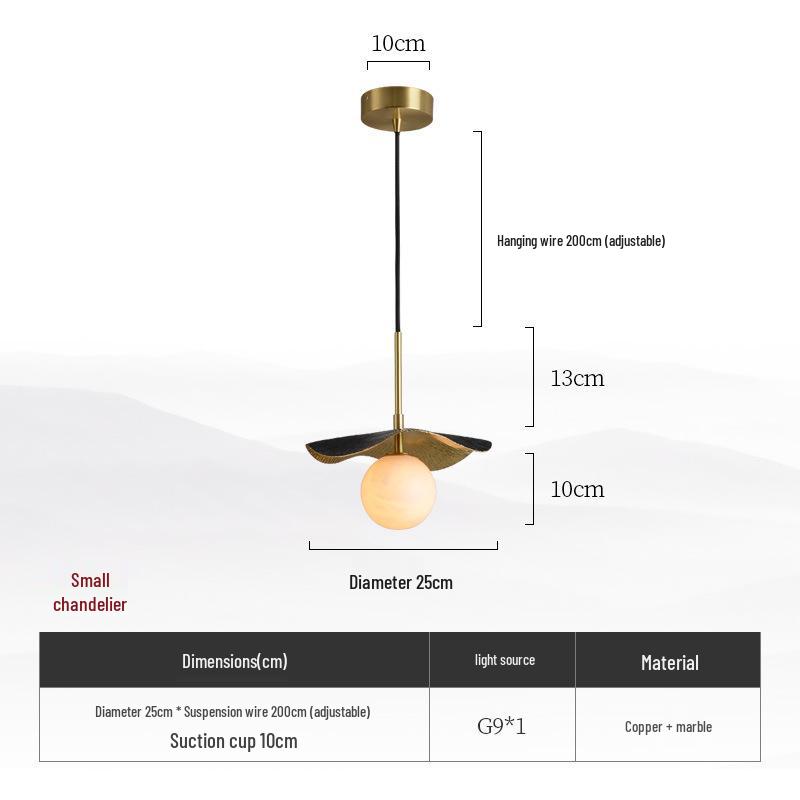 Nordic Marble Pendant Light for Bedroom, Dining Room, or Entrance