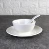 Baijie 4.5-inch White Ceramic Rice Bowl Set