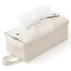 Tissue Case Hanging and Freestanding Type Box Car Stylish and Cute [VIEBRIGHT] (dual-use Type) Wall-mounted (Milky White)