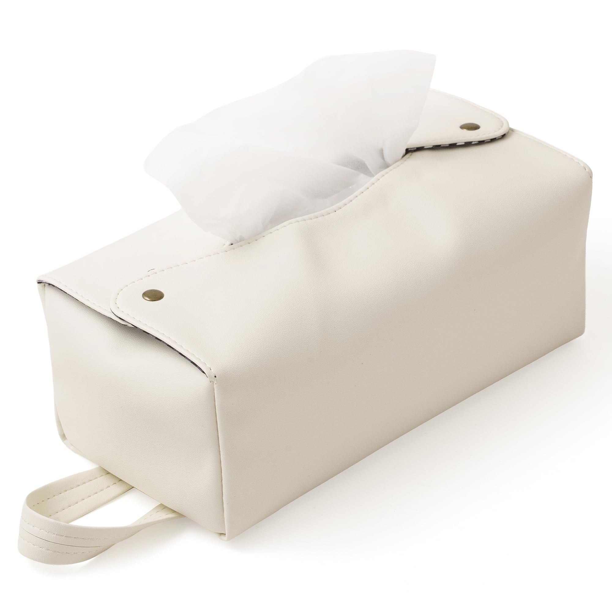 

Tissue case Hanging and freestanding type box Car Stylish and cute [VIEBRIGHT] (dual-use type) Wall-mounted (Milky white)