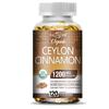 Cannelle de Ceylan Bio 1200 mg Complément Alimentaire, 120 Gélules Molles par Flacon
