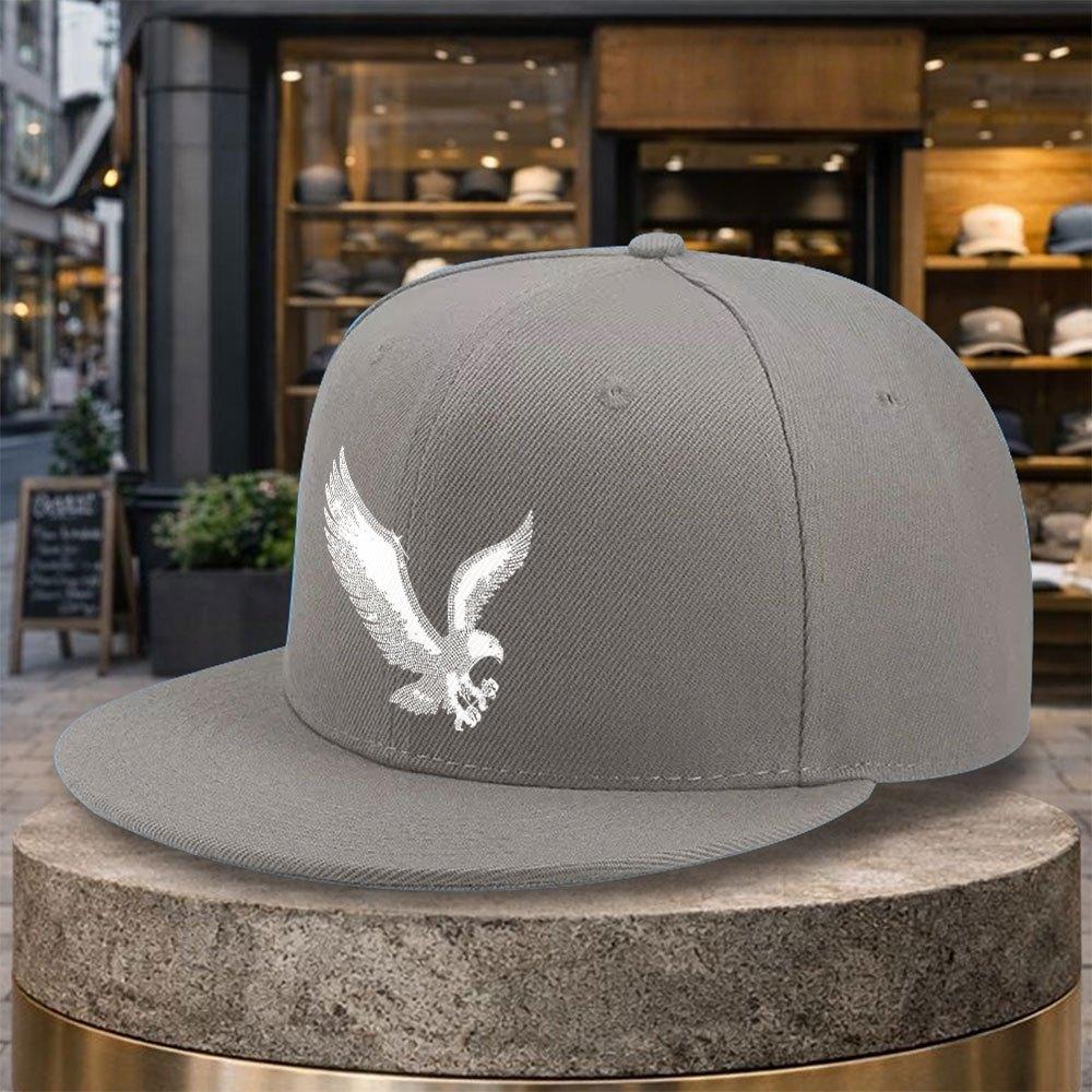 pc Eagle Print Baseball Cap Adjustable Snapback Suitable for Golf  Travel Lightweight Unisex Flat Brim Hat with Eagle in Flig