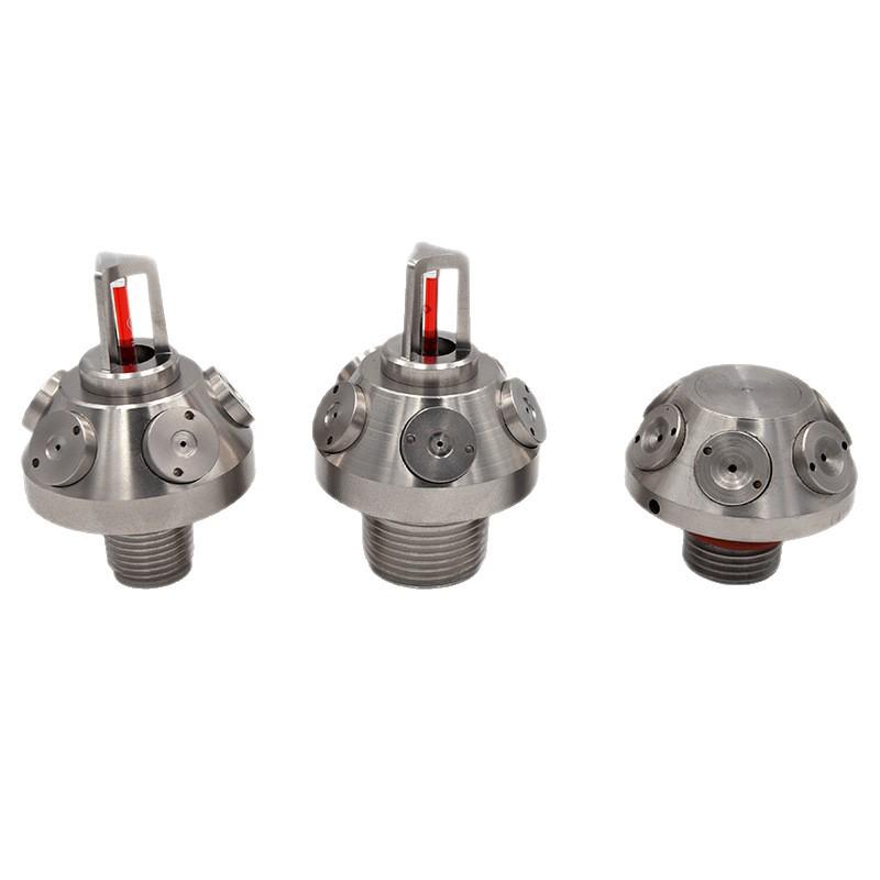 Stainless Steel 7-Hole High-Pressure Mist Nozzle Umbrella-Shaped Firefighting Sprinkler