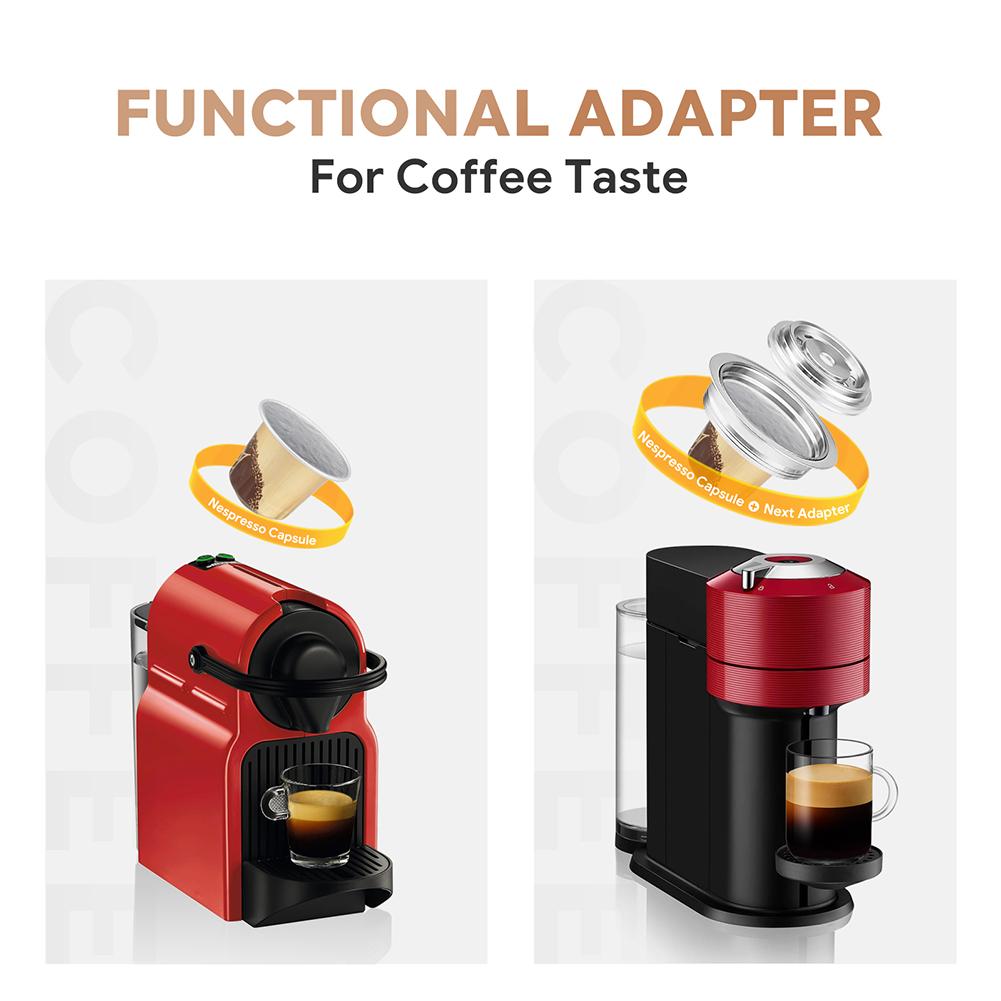 Coffee Capsule Adapter Filter DIY Your Coffee Flavor Coffee Pod Converter Coffee Capsule Adapter for Nespresso Vertuo