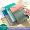 2026 English-Spanish Daily Planner Diary & Calendar Notebook
