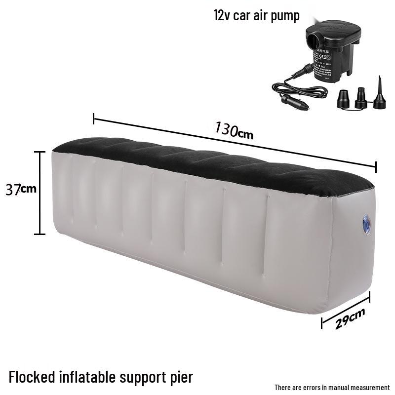 Inflatable Car Mattress Support: Universal Rear Seat Air Cushion for Children