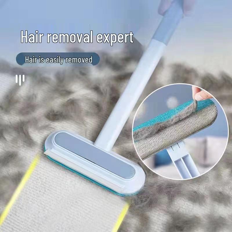 Pet Hair Remover: Cat & Dog Hair Scraper for Carpet & Bed Cleaning