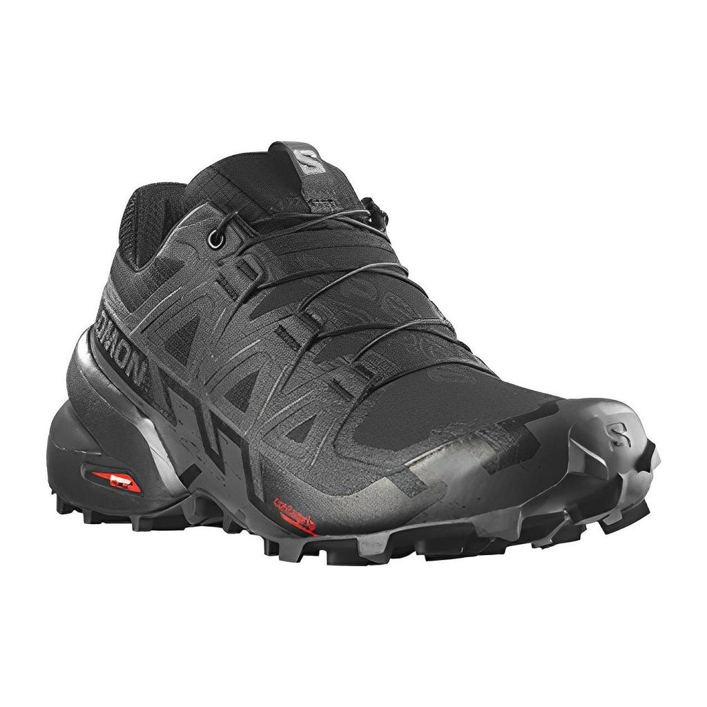 SALOMON Speedcross 6 Comfortable Stylish Shock Absorbing Slip Resistant Durable Waterproof Low Top Running Shoes Men Sneaker Black 417440