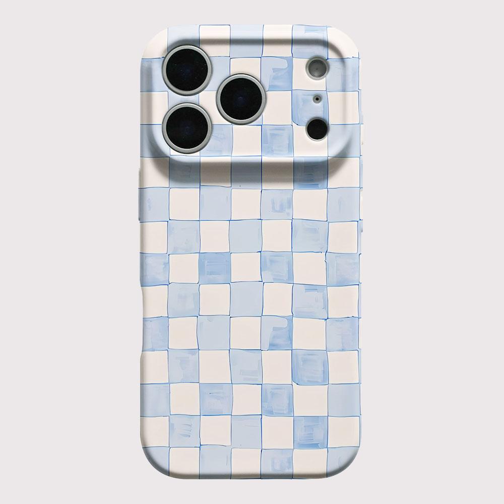Gittermuster Handyhülle für Xiaomi Mi 15T 14T 13 12 12s 9 10 11 Poco C40 M5 X3 F4 NFC Pro 4G 5G Glänzende Folie Harte PC-Abdeckung