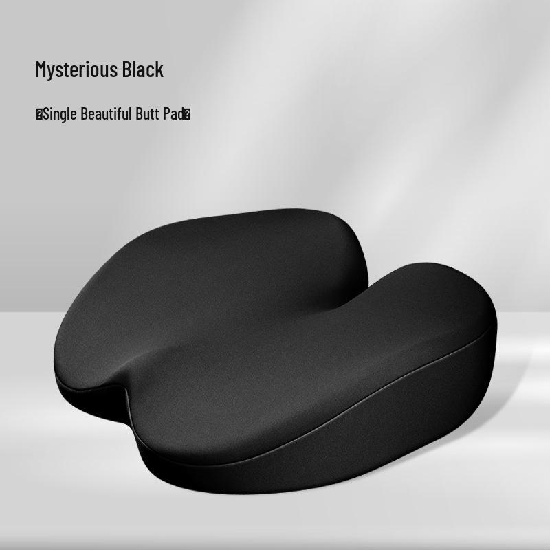 Universal Memory Foam Seat Cushion for All Seasons - Ergonomic Height-Enhancing and Hip-Support Design
