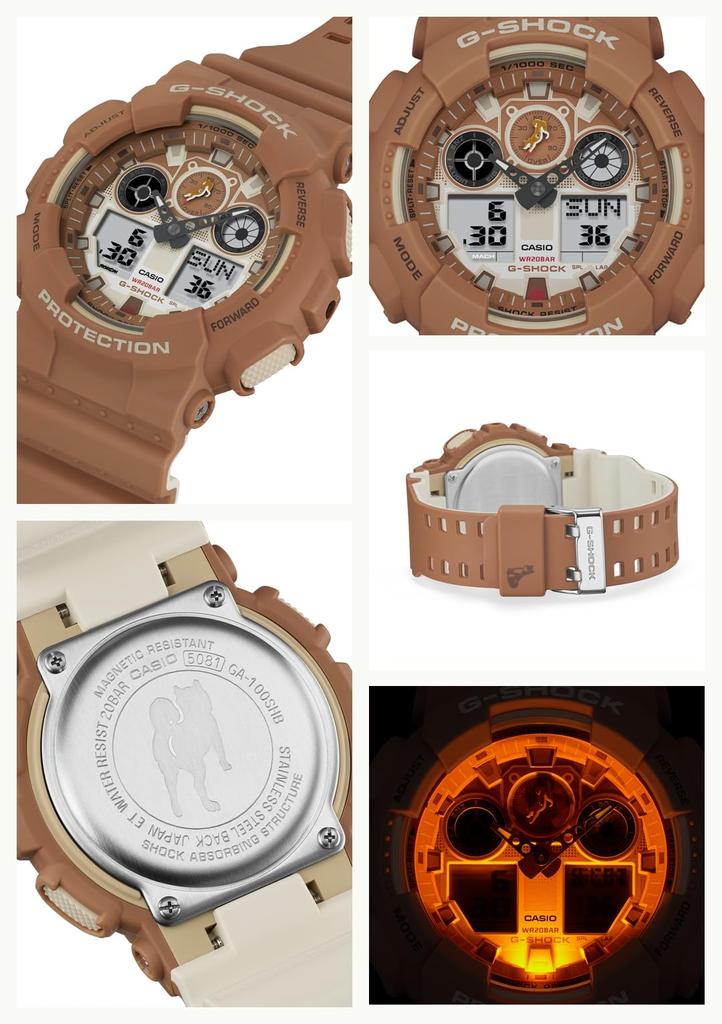 Watch Made In Japan SHIBAINU Brown [Casio] G-Shock [] GA-100SHB-5AJR Men's