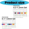 Pack of 10 Small Size Drill Bits Set Designs for Electronics Repair Model Crafting and Precise Work in Tight Spaces