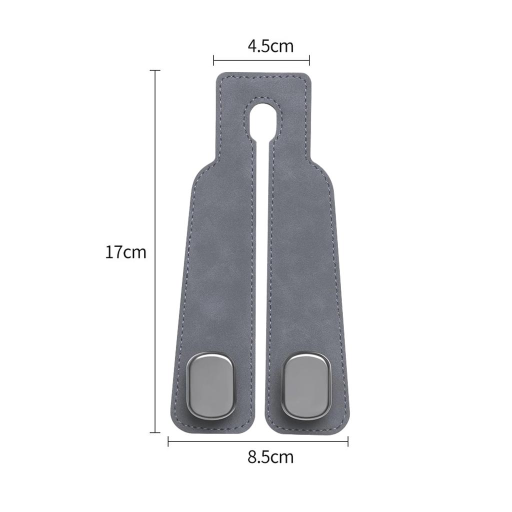 Headrest Hook, Car Hook, Luggage Hang, Car Seat Double Hook, Carefully Selected Leather Metal,