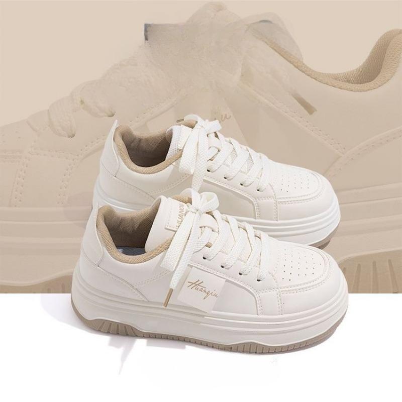 Mode Damen Sneaker 2024 Neue Luxus Designer Freizeitschuhe Plattform Sport Laufschuhe Tennisschuhe Bequem Schnürschuhe Vulkanisierte Schuhe