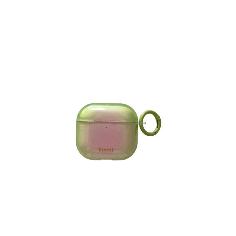 Semi-transparent contrast color smudge suitable for Apple AirPodsPro 1st generation protective case pro1 wireless bluetooth headset case 1st generatio