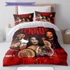 Biancheria da letto con motivo Rhea Ripley, Set piumone Copripiumone Federa Regalo di Compleanno per la Casa (1 * copripiumino + 2 * federa, senza nucleo)