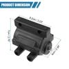 X AUTOHAUX Electronic Ignition Coil Kit Dual Fire Control Module Fit Dyna S Harley Davidson Softail Heritage Sportster 883 1971-2003