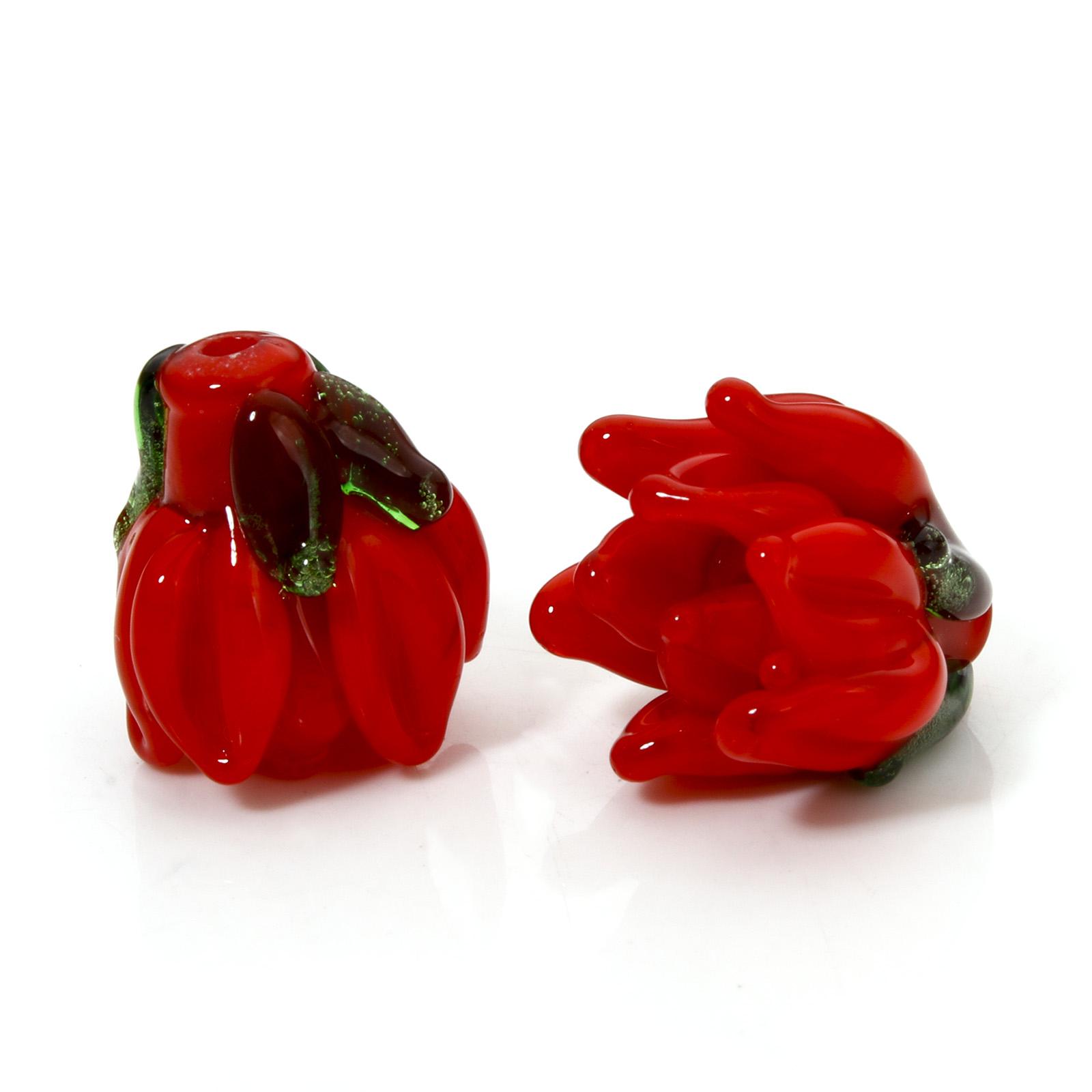 

1 Piece 3D Lampwork Glass Beads Cactus Ladybird Flora Collection For DIY Jewelry Making Necklace Bracelets Jewelry Making