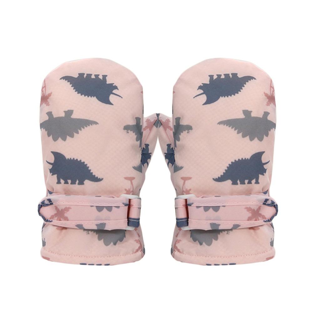 4-8 Years Windproof Children Skiing Gloves Waterproof Mittens Winter Warm Gloves  for Kids Toddler