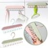 Cloth Hook Wardrobe Storage Organiser Anti Slip Tie Rack Hanger Multi Hanging Storage Hanger  Home