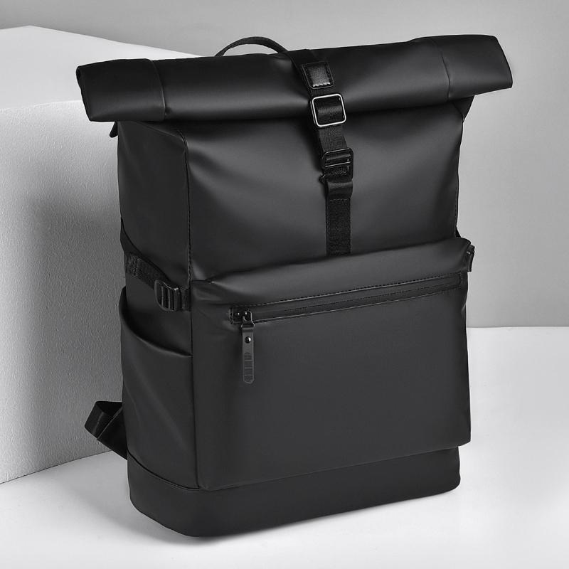 WEIXIER 2026 New Large Capacity Men's Backpacks High-end PU Waterproof Male Business Computer Bag Multi Layer Expandable Waterproof Travel Rucksacks