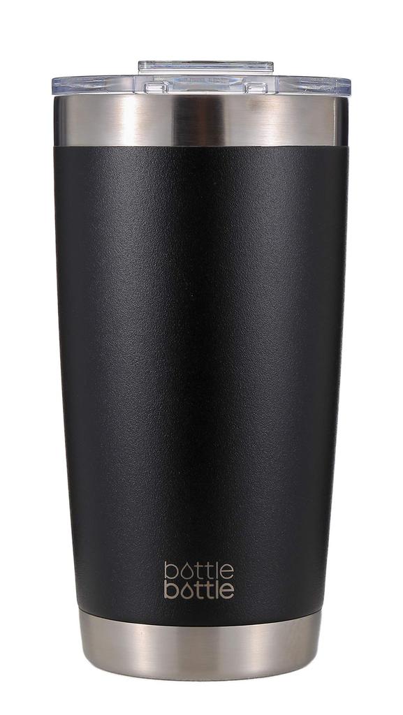 600ml Vacuum Insulated Stainless Steel Tumbler with Perforated Coffee for and Black Lid, Bottle, Students, Women, Men,