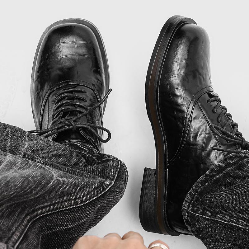 Fashion Casual Men's Leather Shoes Classic Business Style Party and Work Outdoor Fashion Street High Quality Luxury Suit Shoes Hot