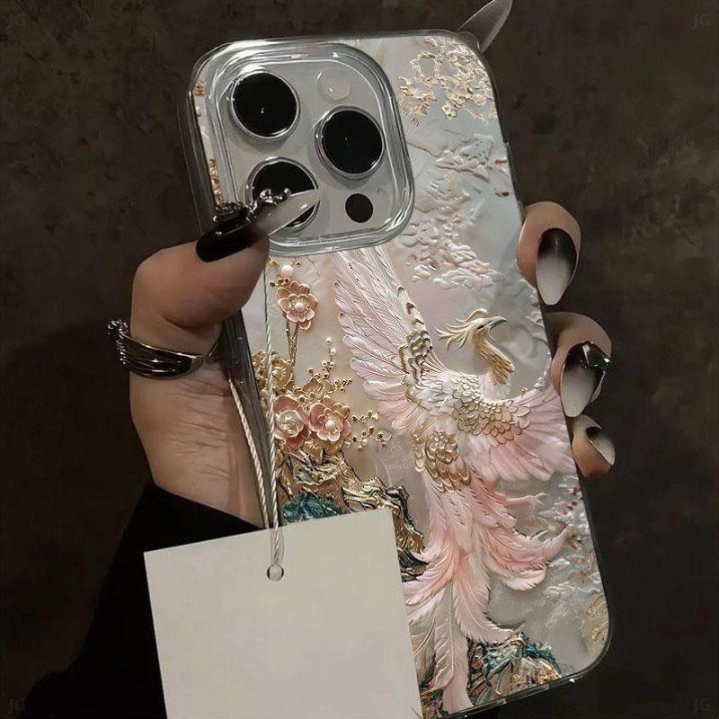 Patterned Floral Printed Clear Shell Mobile Cover Phone Case Covers TPU For Xiaomi Iphone Samsung Scratch Resistant Phone Cover