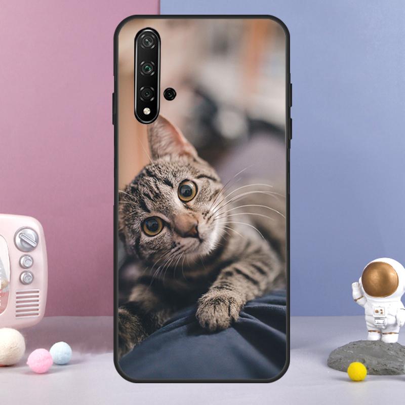 Cute Cat Animal For Huawei Nova 5T 9 10 SE 7i 8i 11i 12i Y73 Y90 Y70 Y72 Y61 Y91 Y60 P20 P30 P40 Lite Case