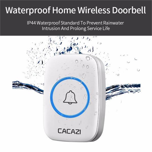 Waterproof Intelligent Wireless Doorbell 300M Remote Smart Door Bell Chime