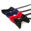 Fashion Pre-tied Black Velvet Bowties Exquisite Tuxedo Accessories Big Bow Tie Elegant Oversized Bow Tie Wedding Party