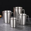 Thickened Laboratory Beaker Inner Scale Design Liquid Pull Flower Cup Measuring Cups  Kitchen Tool