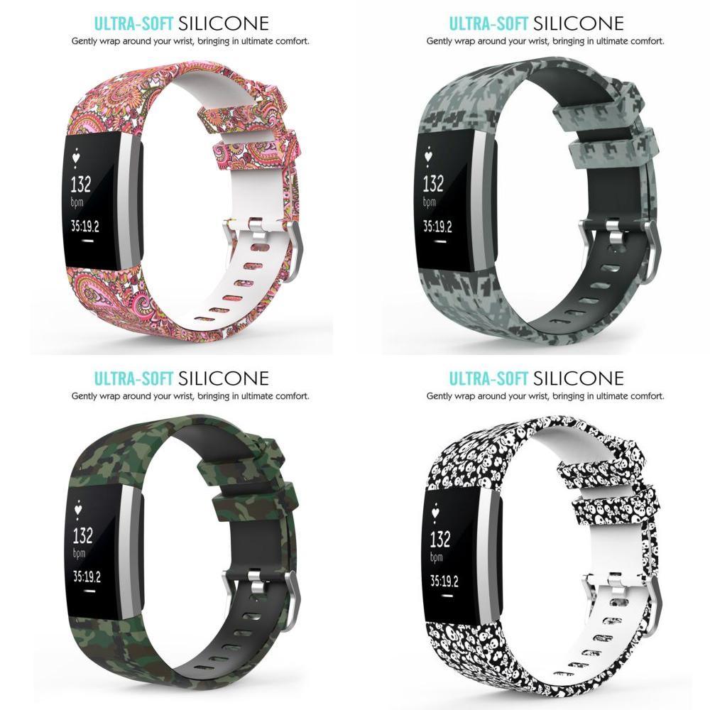Stylish Silicone Bands For Fitbit Charge 4 And Charge 3 Comfortable And Durable