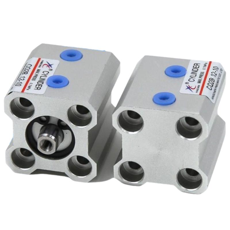 Airtac Typ Dünner Zylinder mit Innengewinde Kleiner pneumatischer Zylinder der ACQ-Serie ACQ12 16 20 25 32 40 50 63 80-5-140mm Hub